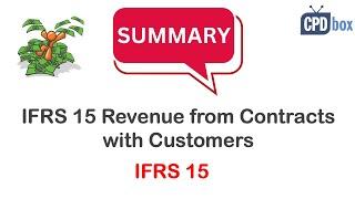 IFRS 15 Revenue from Contracts with Customers summary - applies in 2024