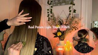 ASMR Whispered Light Touch Attention on Rachel  Hair Brushing, Play, Jade Comb, Peacock Feather