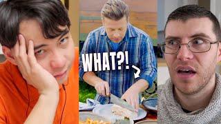 Pro Chef Reacts.. To Uncle Roger NOT LIKING Jamie Oliver's Ramen!