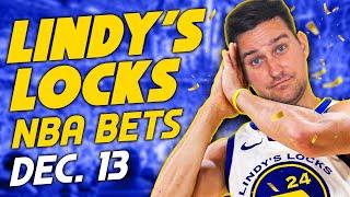 NBA Picks for EVERY Game Friday 12/13 | Best NBA Bets & Predictions | Lindy's Leans Likes & Locks