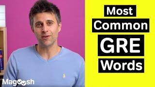 Most Common GRE Words - GRE Vocabulary Wednesday