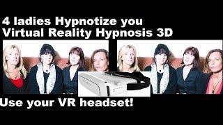 Virtual Reality Hypnosis: 4 Ladies Hypnotize you to sleep #ASMR #hypno #hypnosis