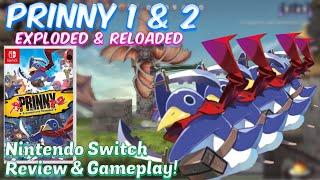 Prinny 1 & 2 EXPLODED AND RELOADED - Nintendo Switch Review & Gameplay!