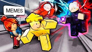 ROBLOX (KJ) Funny Moments in The Strongest Battlegrounds