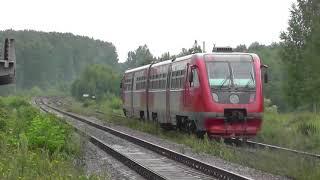Russian rail buses RA1 and RA2 compilation