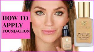 How to Apply Foundation For Beginners - Apply Foundation with a Brush