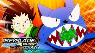 BEYBLADE BURST QUADSTRIKE | Ep.7 Theater des Düsteren Prinzen! Ungeheuerliche Missionen!