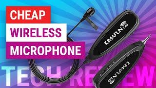 Cheap Wireless Microphone Kit | KIMAFUN Wireless Lavalier Microphone Review