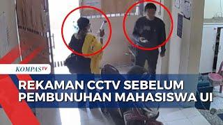 Terungkap! Rekaman CCTV Detik-Detik Sebelum Pembunuhan Mahasiswa UI oleh Seniornya