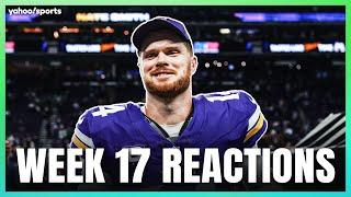 Week 17 instant reactions: Vikings should be feared, Patriots steal first pick | Inside Coverage