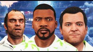 GTA V -  Michael Franklin & Trevor Have A Sleepover ( Rockstar Editor)