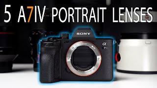 5 MUST HAVE PORTRAIT LENSES for the SONY A7IV | A7iii | A7Riv | A1