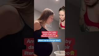 viral tiktok shows frustrated pregnant mom #reactionvideo