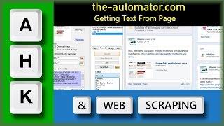 Webscraping with AutoHotkey-101.5 Getting the text from page