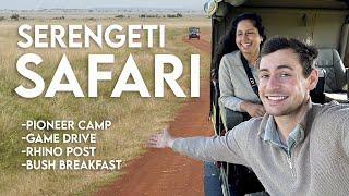 Serengeti Safari VLOG - Staying at the Pioneer Camp, Rhino Post, Bush Breakfast, and More!