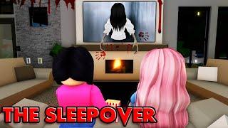 Something Creepy Is HAUNTING My SLEEPOVER 🩸 (Brookhaven Horror Movie Roleplay)