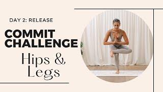 10-Minute Yoga for Hips & Legs | 30 day Yoga Challenge, Day 2