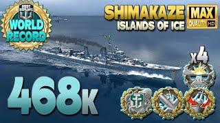 NEW Shimakaze world record, 468k damage - World of Warships