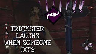 trickster laughing at survivors for 1 minute and 12 seconds in DBD #Shorts