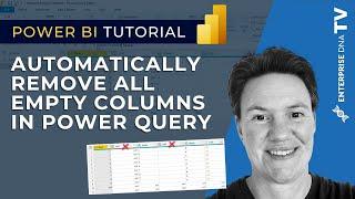 How To Automatically Remove All Empty Columns In Power Query