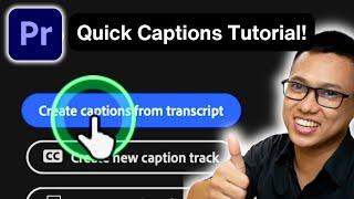 Create Captions in Adobe Premiere Pro Quick Speech to Text Guide for Beginners!