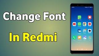 Change Font In Redmi | Redmi Font Change | Redmi Font Style Change