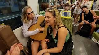 This HAPPENED on A Train - Viva la vida coldplay - Allie Sherlock cover