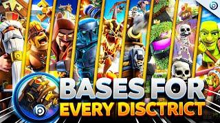 NEW BEST CLAN CAPITAL Base LINKS for EVERY DISTRICT (Clash of Clans)