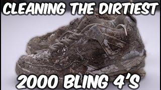 Restoring the Dirtiest $1000 Jordan Bling 4's