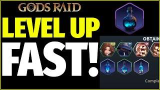 FAST LEVELING hero XP | Gods Raid best lvling guide