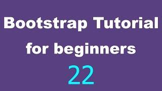 Bootstrap Tutorial for Beginners - 22 - Collapse navbar