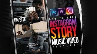 How To Make Instagram Story Music Video Previews! (Adobe Premiere Pro)