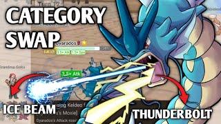 THUNDERBOLT + ICE BEAM GYARADOS IS A LETHAL COMBINATION IN CATEGORY SWAP