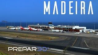 Prepar3D - TFDi Design 717 - Landing at Madeira - TrackIR