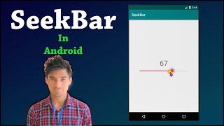Seekbar in android studio | Android Studio | John Puwein | Khasi | Shillong | Meghalaya