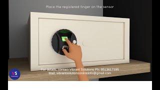 How to register your fingerprint in Godrej Biometric Home Safety Locker, Add and delete fingerprints