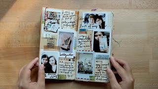 Quiet Craft Junk Journal Flip-Through | Traveler's Notebook (No Talking)