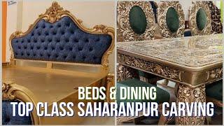 Most Beautiful Indian Carving Beds & Dining Sets From India's Most Trusted AARSUN WOODS Saharanpur