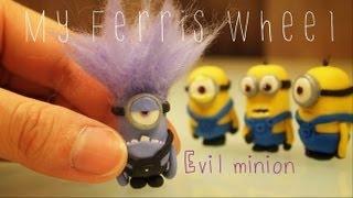 How to make a miniature evil purple minion out of polymer clay (Despicable Me 2)