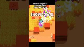 Shelly Dangerous Super  Brawl Stars #brawlstars #brawlstarsshorts #shorts