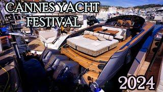 Europes Sexiest Boats on the Water ! Cannes Yacht Festival Walkthrough!