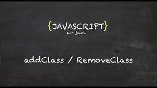 33. Curso grátis de Javascript | jQuery | addClass e removeClass