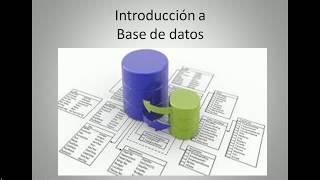 Introducción a base de datos