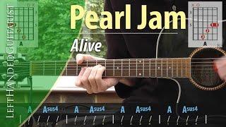 Pearl Jam - Alive acoustic guitar lesson