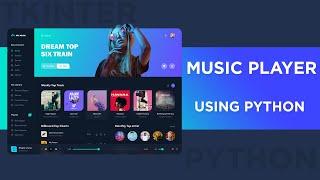 How to create a music player using python (Package used tkinter and pygame )