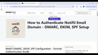 Setup Notifii SPF, DKIM, DMARC Records - Domain Authentication Guide