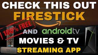 Top 100% FREE MOVIES & TV STREAMING APP!  / FIRESTICK & ANDROID TV (no sign up) 2024!