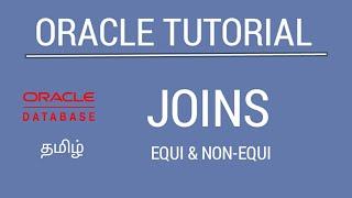 Oracle Joins - Equi and non-equi join | Tamil | iCoding