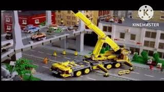 Lego City 2005 Mobile Crane with road Commercial