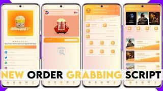 How to Make Order Grabbing Website | New Order Grabbing Website | Order Grabbing Script 2024